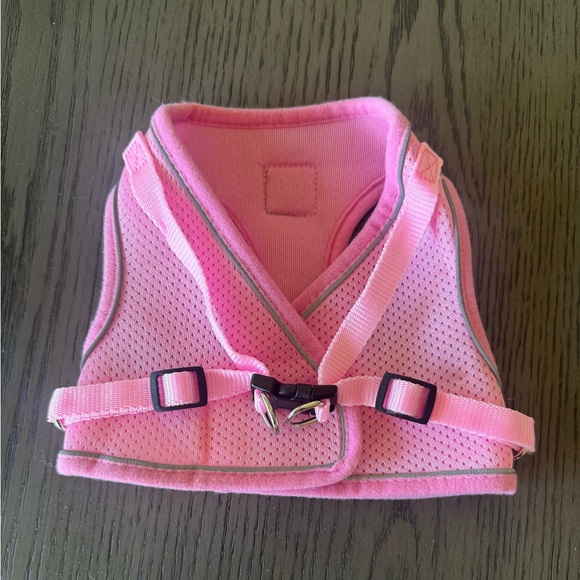 Pink Dog Harness Reflective Soft Ultra Padded Mesh Dog Harness Large - Picture 1 of 5